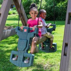 Naturally Playful™ Adventure Lodge Play Center with Glider