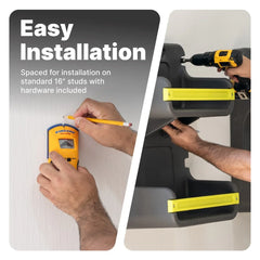 EverTough Vertical Wall Shelf™ 2 Pack