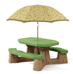 Naturally Playful™ Picnic Table with Umbrella